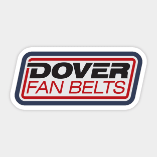 Dover Fan Belts (New Design - Dark Navy) Sticker